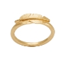 Billede af Heiring Feather ring forgyldt sølv mini fjer str. 48