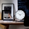 Billede af Arne Jacobsen vægur - City Hall - hvid/sort - 21 cm