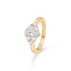 Billede af Mads Z "Cassiopeia" ring 8 kt. guld m. cz (str. 50-60)