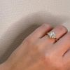 Billede af Mads Z "Cassiopeia" ring 8 kt. guld m. cz (str. 50-60)