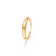 Billede af Mads Z "Half Moon" ring 14 kt. smal str. 50