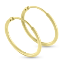 Billede af Creol ørering 1,5mm. 20 mm. 14kt.