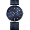 Billede af Bering Classic herreur stål blå meshlænke blå skive 40mm safirglas