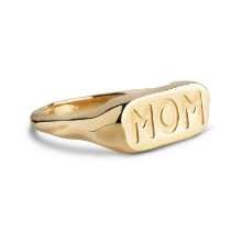 Billede af *ENAMEL Copenhagen Mom Statement ring forgyldt sølv (str. 54)