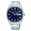 Billede af Seiko herreur, stållænke, safirglas, blå skive, 10 bar, 40,2mm 