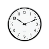 Billede af Arne Jacobsen vægur - Station - hvid/sort - 21 cm
