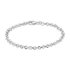 Billede af BNH armbånd anker rund 4mm i sølv (18,5 - 21cm)