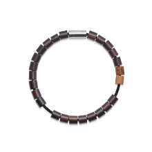 Billede af Mads Z Black Sun "Surf Pool" kampagne armbånd sølv str. 23 cm