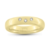 Billede af Ring 3 brill. a 0,01 w/vs. i stjernedrys 14 kt. str. -59