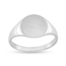 Billede af ByPind Pladering Signet 10,5 mm. sølv str. 59