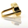 Billede af Opal ring med brillant 0,10 w/vs., opal 19*12,5 mm. 14 kt.