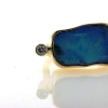 Billede af Opal ring med brillant 0,10 w/vs., opal 19*12,5 mm. 14 kt.