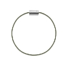 Billede af Mads Z. Black Sun armbånd mørkegrøn nylon m. sølvlås