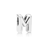 Billede af Pandora Moments alfabet charm "M" sølv