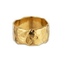 Billede af Jane Kønig Bruised Heart ring forgyldt sølv (str. 60)