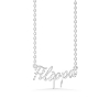 Billede af Studio Z "Name Tag - FILIPPA" halskæde sølv (40-45 cm)
