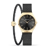 Billede af Bering Classic Gift Set dameur stål safirglas 3bar + armbånd m. charm (185mm)