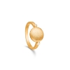 Billede af *8kt ring mat mønt m/cz 