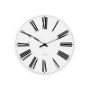Billede af Arne Jacobsen vægur - Roman - hvid/sort - 29 cm
