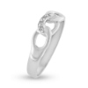 Billede af Loge ring, 5 brill. a 0,01 w/vs. 14 kt. hvg. 