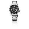 Billede af Seiko 5 Sports Automatic ur stål lænke sort skive 38mm 10bar