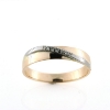 Billede af Ring fattet med 5 stene 14 kt.