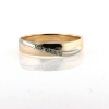 Billede af Ring fattet med 5 stene 14 kt.