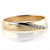 Billede af Ring fattet med 5 stene 14 kt.