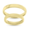 Billede af Vielses & Forlovelses ringe, oval profil 3,9 * 1,8 mm. SE VARIANTER og priser