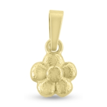 Billede af Vedhæng hyldeblomst (dobbelt) med øsken & patz, 8,4 mm. 14 kt.