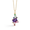Billede af Mads Z "Four Seasons - Summer" vedhæng 14 kt. m. diamant + ægte sten (ekskl. kæde)