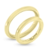Billede af Vielses & Forlovelses ringe, rund profil ca. 3,2 mm.