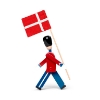 Billede af Kay Bojesen Fanebærer - Mini - Rød/blå/hvid