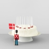 Billede af Kay Bojesen Fanebærer - Mini - Rød/blå/hvid