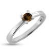 Billede af Dream Delux ring med brill. coffee 0,10 ct. i sølv