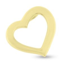 Billede af Vedhæng hjerte, åbent massivt 14 kt., facon + 2,7 gr. (prisen er excl. guld)