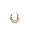 Billede af Jane Kønig Small Curly Hoop ørering sølv forgyldt (1stk)