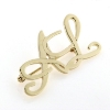 Billede af Broche med monogram "AL" 8 kt. 