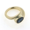 Billede af Ring med oval facetet sten