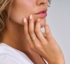 Billede af Spirit Icons "Luxury" ring forgyldt sølv cz str. 48-62