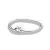 Billede af Pandora Armbånd sølv m. hjerte (16-23cm)