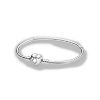 Billede af Pandora Armbånd sølv m. hjerte (16-23cm)