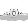 Billede af Pandora Armbånd sølv m. hjerte (16-23cm)