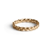 Billede af *Jane Kønig Small Braided ring sølv forgyldt flet (str. 46-60)