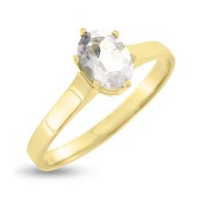 Billede af Ring "Glory" m. synt. sten 14 karat guld Billede af Ring "Glory" m. synt. sten 14 karat guld