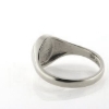 Billede af Ring, Signetring oval plade 11*9,5 mm 925s