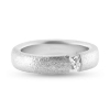 Billede af Ring flying diamond brillant 14 kt. hvg.