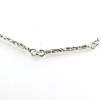 Billede af Collier stav råsølv 925 s. 50 cm.