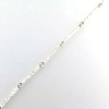 Billede af Collier stav råsølv 925 s. 50 cm.
