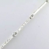Billede af Collier stav råsølv 925 s. 50 cm.